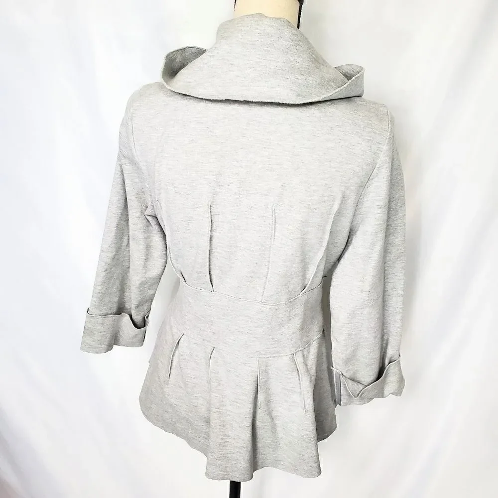 Luii Shawl Collar Tie Jersey Jacket - Picture 9 of 12